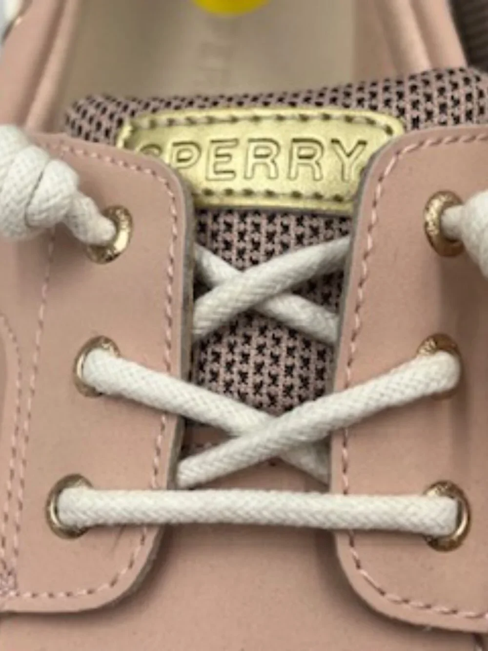 New Sperry Shorerider 3-Eye Boat shoes women’s Sz 5 light pink slip-on NWOB
